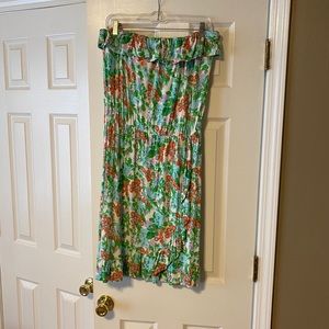 Lilly Pulitzer strapless dress